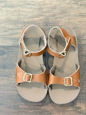 Sun San Kids Adjustable Brown Buckle Sandals